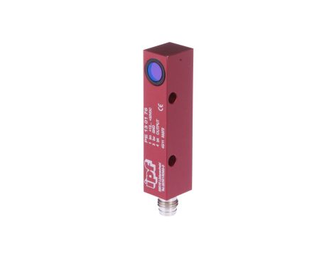 Czujnik laserowy 64x14x12mm fi0,7mm Sn: 1m 12-32V DC PNP/NPN złącze M8 3pin IP67 PE130176