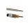 Czujnik laserowy odbiciowy M8x1 dł: 50mm Sn: 5-150mm 10-30V DC PNP/NPN NC/NO złącze kablowe M12 4pin 0.3m PUR IP65 PT080320