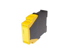 Akcesoria optyczne przekaźnik bezpieczeństwa 90x118x22mm 1xNC 3xNO Dwukanałowy 24V DC złącza śrubowe AO000299