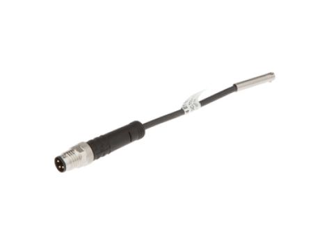Czujnik magnetyczny cylinder 4,1mm zaokrąglony rowek fi4mm dł: 20mm 10-30V DC PNP NO złącze kablowe M8 3pin 0,05m IP67 MZR4E180