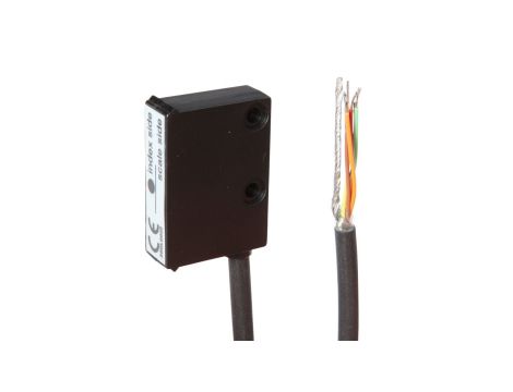 Czujnik pomiaru liniowego magnetyczny 37x25x10mm Sn: 0,4-2mm poziom TTL kabel 6-pinowy 5m PUR IP67 MW110406