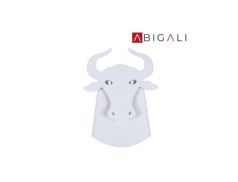 Abigali Lampa ścienna LED Byk Bull Biała, ABIGALI-BULL-W