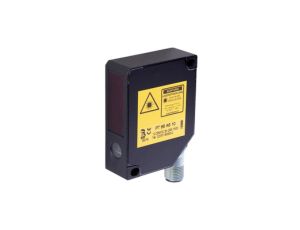 Czujnik laserowy odbiciowy 65x50x20mm Sn: 200-1500mm 12-28V DC PNP NC/NO wtyk M12 5pin IP67 PT66A610