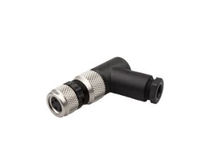 Złącze do samokonfekcjonowania M8 Żeńskie 3pin kątowe przyłącze śrubowe 3pin 0.5mm fi5mm 60V -40-85 stC IP67 VK003170