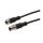 Złącze kablowe M12 żeńskie 4-pinowe proste M12 męskie 4-pinowe proste 4x0,34mm 240V IP67 0,3m VK030F25