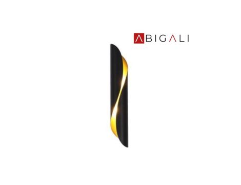 Abigali Kinkiet Drill Czarno-Złoty 2xE14, ABIGALI-KGG2E14