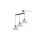 Abigali Lampa wisząca Diament Diamond III L, ABIGALI-CHNR3L-E27