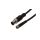 Złącze kablowe M8 żeńskie 4-pinowe proste M12 męskie 4-pinowe proste 3x0,34mm 60V IP67 0,3m VK030F85