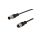Złącze kablowe M12 żeńskie 4-pinowe proste M12 męskie 4-pinowe proste 4x0,34mm 30V -30-90stC IP67 0,3m VK03E210