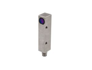 Czujnik laserowy odbiornik wiązki światła 64x14x12mm fi0,5mm Sn: 1,5m 12-32VDC PNP/NPN Push-pull złącze M8 3-PIN IP67 PE130170