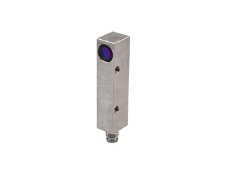 Czujnik laserowy odbiornik wiązki światła 64x14x12mm fi0,5mm Sn: 1,5m 12-32V DC PNP/NPN Push-pull złącze M8 3pin IP67 PE130170