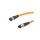 Złącze kablowe M8 żeński 3pin prosty M8 męski 3pin prosty 3x0.25mm 60V -40-90stC 1,5m IP67 VK150F74