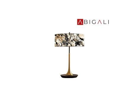 Abigali Lampa stołowa 6630 Marble Stone 601B 36 x 55 cm, ABIGALI-MTLR-6630-601B