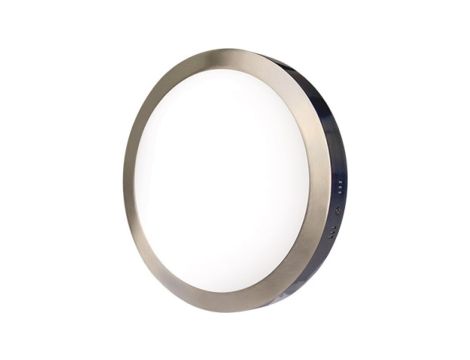 Oprawa nasufitowa LED 24W 1800lm 3800K/neutralna IP20 okrągły matowy chrom LED120 FENIX-R matt chrome 24W NW GXDW256