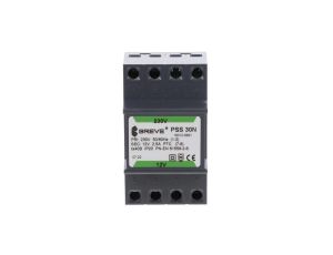 Transformator 1-fazowy modułowy bezpieczeństwa PSS 30N 230/ 12V 2,5A, na szynę DIN, IP20, Ta 40, 16012-9891