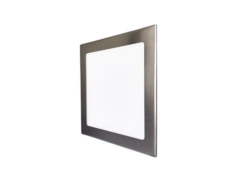 Oprawa downlight LED 12W 850lm 2800K/ciepła IP44/20 kwadratowy do wbudowania matowy chrom LED60 VEGA-S 12W WW GXDW081