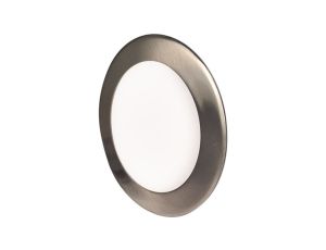 Oprawa downlight LED 18W 1350lm 2800K/ciepła IP44/20 okrągły do wbudowania matowy chrom LED90 VEGA-R Matt chrome 18W WW GXDW083