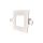 Oprawa downlight LED 3W 190lm 3800K/neutralna IP44/20 kwadratowy do wbudowania biały LED15 VEGA-S White 3W NW GXDW201
