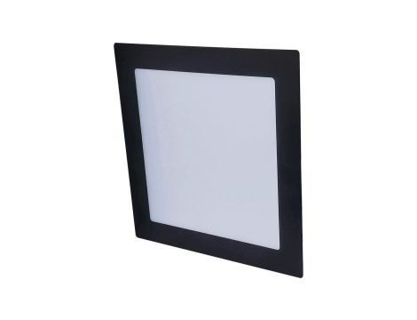 Oprawa downlight LED 6W 370lm 3800K/neutralna IP44/20 kwadratowy do wbudowania czarny LED30 VEGA-S Black 6W NW GXDW352