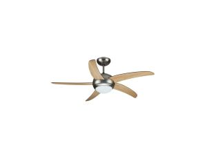 Lampa sufitowa LED z wentylatorem 60W 2xE27 5 Ramiona Pilot 7916
