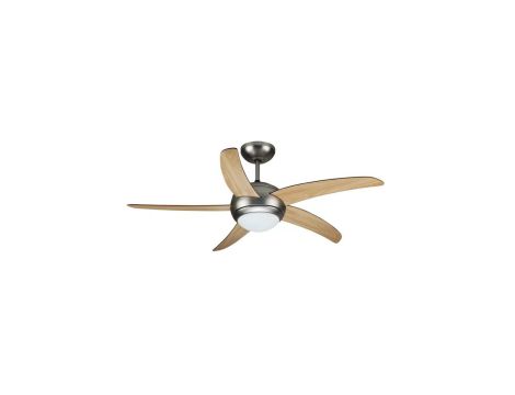 Lampa sufitowa LED z wentylatorem 60W 2xE27 5 Ramiona Pilot 7916