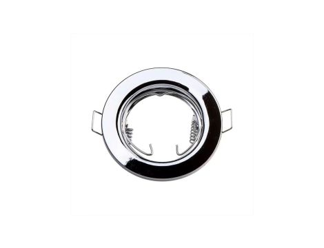 Oprawa punktowa Oczko 1xGU10 IP20 Okrągła Chrom 2szt./op. 3586