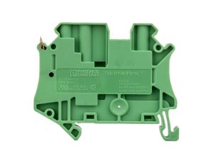 Złączka szynowa 3-przewodowa 4mm2 zielona Ex UT 4-TWIN GN 3044367 /50szt./