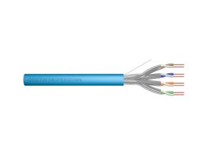 Kabel teleinformatyczny U/FTP kat.6a 4x2xAWG23 LS0H drut niebieski CPR: Dca-s1a,d0,a1 DK-1624-A-VH-1 /100m/