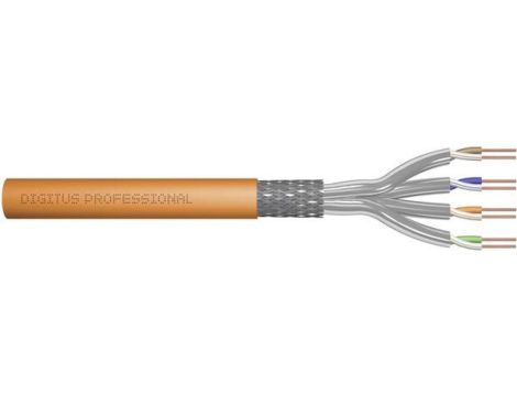 Kabel teleinformatyczny S/FTP kat.7 4x2xAWG23 LSOH drut pomarańczowy Dca DK-1743-VH-05 /50m/
