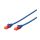 Kabel krosowy (patch cord) RJ45-RJ45 kat.6 U/UTP AWG 26/7 PVC 10m niebieski DK-1612-100/B