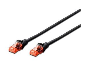 Kabel krosowy (patch cord) RJ45-RJ45 kat.6 U/UTP AWG 26/7 PVC 7m czarny DK-1612-070/BL