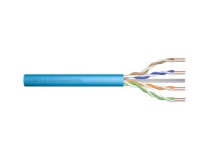 Kabel teleinformatyczny U/UTP kat. 6A 4x2xAWG23 LSOH drut niebieski Dca DK-1614-A-VH-1 /100m/
