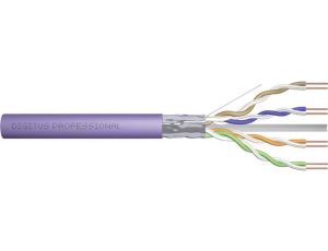 Kabel teleinformatyczny F/UTP kat.6 4x2xAWG23 LSOH drut fioletowy Dca DK-1624-VH-05 /50m/
