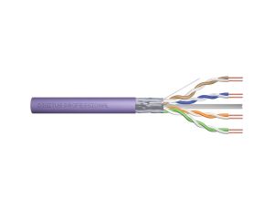 Kabel teleinformatyczny F/UTP kat.6 4x2xAWG23 LSOH drut fioletowy B2ca DK-1626-VH-5 /500m/