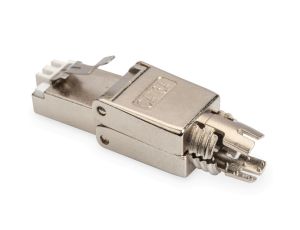 Wtyk modularny RJ45 kat.6A PoE++ 10GbE STP ekranowany zakręcany beznarzędziowy AWG 26-22 DN-93634