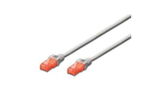 Kabel krosowy (patch cord) RJ45-RJ45 kat.6 U/UTP AWG 26/7 PVC 15m szary DK-1612-150