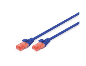 Kabel krosowy (patch cord) RJ45-RJ45 kat.6 U/UTP AWG 26/7 PVC 7m niebieski DK-1612-070/B