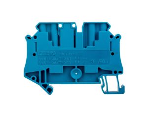 Złączka szynowa rozłączalna 4-przewodowa 4mm2 niebieska UT 4-QUATTRO-TG BU 3073076 /50szt./