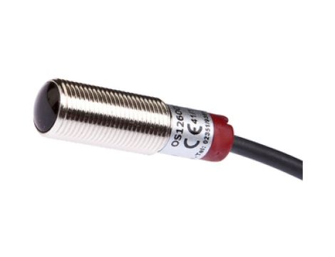 Wysokowydajny nadajnik z barierą świetlną M12x1 dł: 45mm moc 40mW 12st kabel 5m OS126001