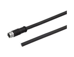 Złącze do samokonfekcjonowania M8 proste żeńskie druga końcówka niezarobiona 5pin 5x0.34mm 30V z kablem 5m IP67 VK505675