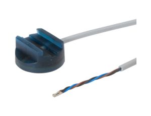 Czujnik pojemnościowy fi30mm dł: 14mm zabudowany Sn: 15mm 10-35VDC PNP NO kabel 2m PVC IP68 KBRC0103