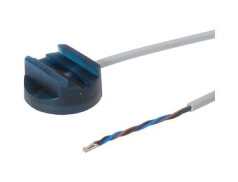 Czujnik pojemnościowy fi30mm dł: 14mm zabudowany Sn: 15mm 10-35VDC PNP NO kabel 2m PVC IP68 KBRC0103