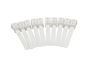 Uchwyt paskowy 21mm 60mm UP-50 biały 12.3 /10szt./