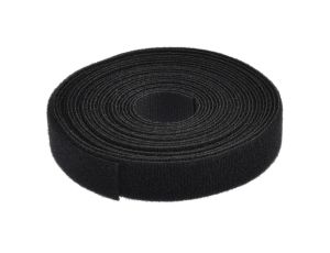 Taśma rzepowa 20mm 5m czarna Back To Back