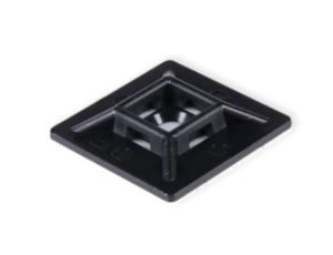 Podstawka montażowa samoprzylepna MOPS 28x28 UV czarna /20szt./