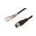 Złącze kablowe M12 żeńskie proste 12-pinowe druga końcówka niezarobiona 12x0,14mm z kablem 5m PUR 250V -30-90 stC IP67 VK505C25