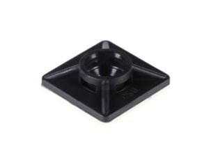 Podstawka montażowa samoprzylepna MOPS 19x19 UV czarna /20szt./