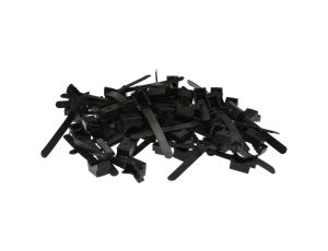 Uchwyt paskowy fi:35 UP-10-35 czarny UV /100szt./