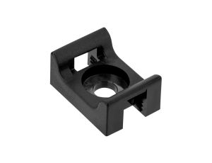 Podstawka montażowa przykręcana do opasek zaciskowych 18x13 czarny /20szt./
