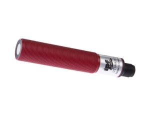Czujnik ultradźwiękowy odbiciowy M18x1 dł: 100mm Sn: 30-400mm 12-30V DC PNP złącze M12 5pin IP65 UT180323